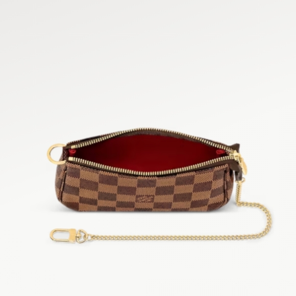 Louis Vuitton Mini Pochette Damier Ebene (Made in France) - Picture 10 of 13